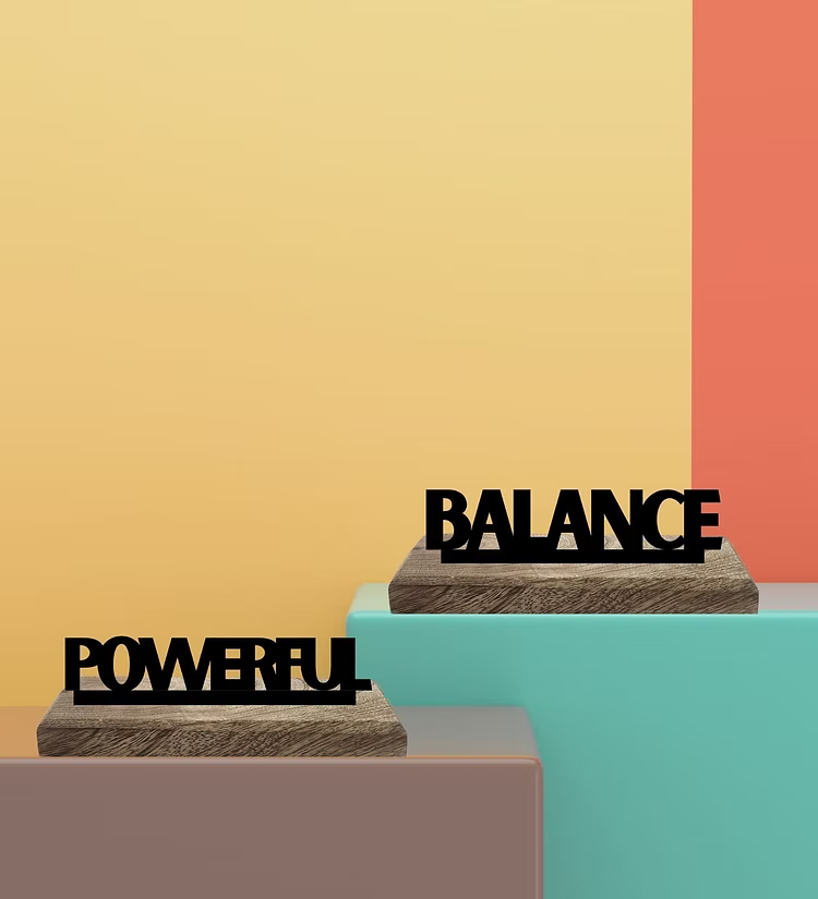 Dynamic Equilibrium Set of 2 Table Décor