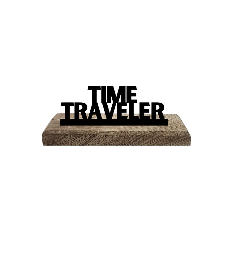 Time Traveler Set of 2 Table Décor
