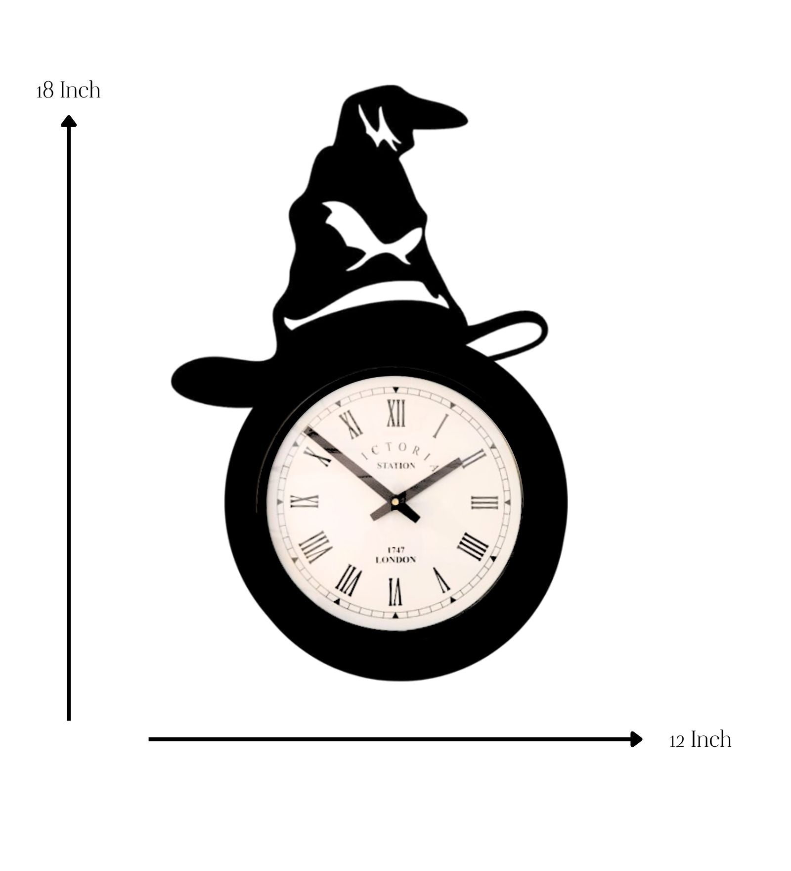 Harry Potter Sorting Hat Wall Clock