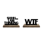 Contemplative Silence Set of 2 Table Décor