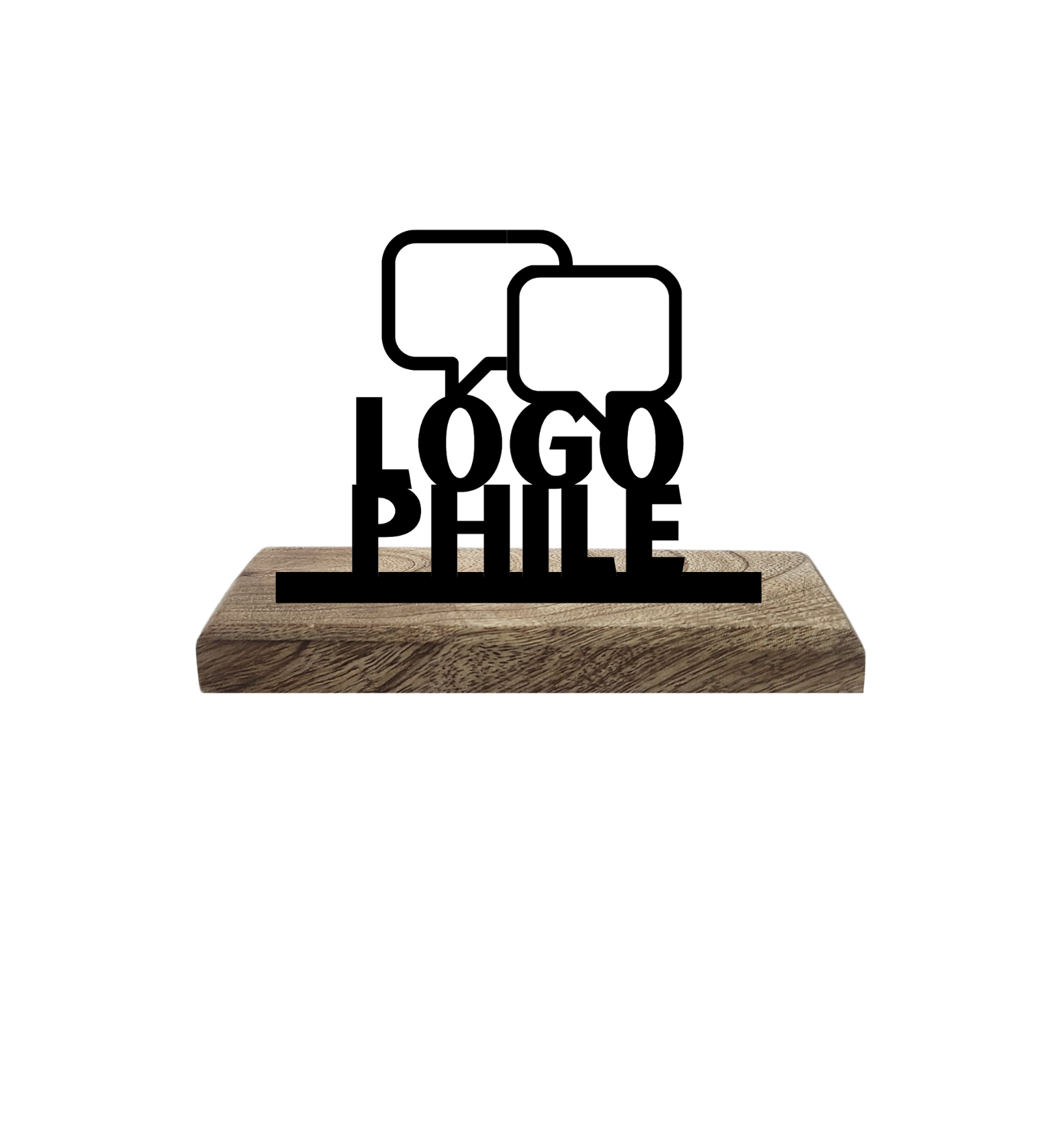 Logophile Set of 2 Table Décor