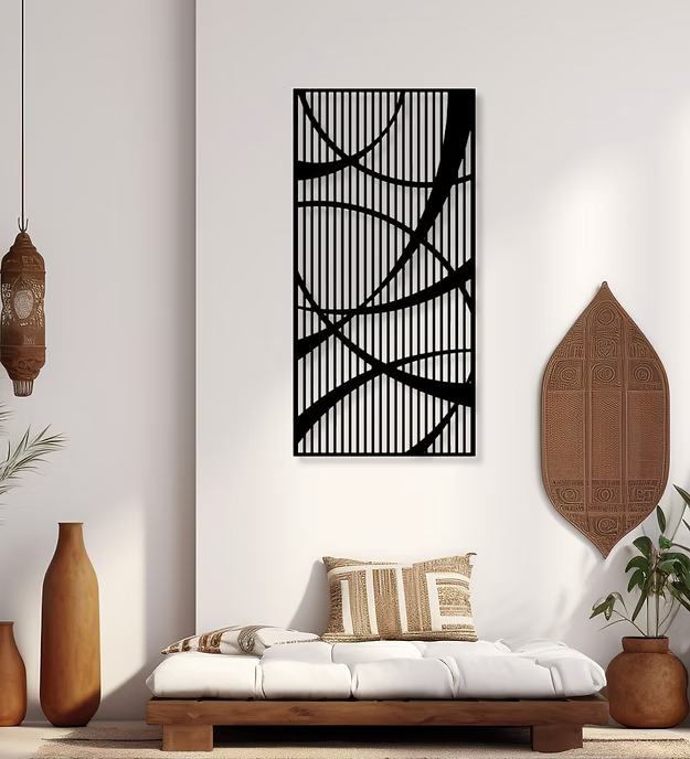 Rectangular Creative Pattern Panel