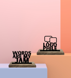 Logophile Set of 2 Table Décor