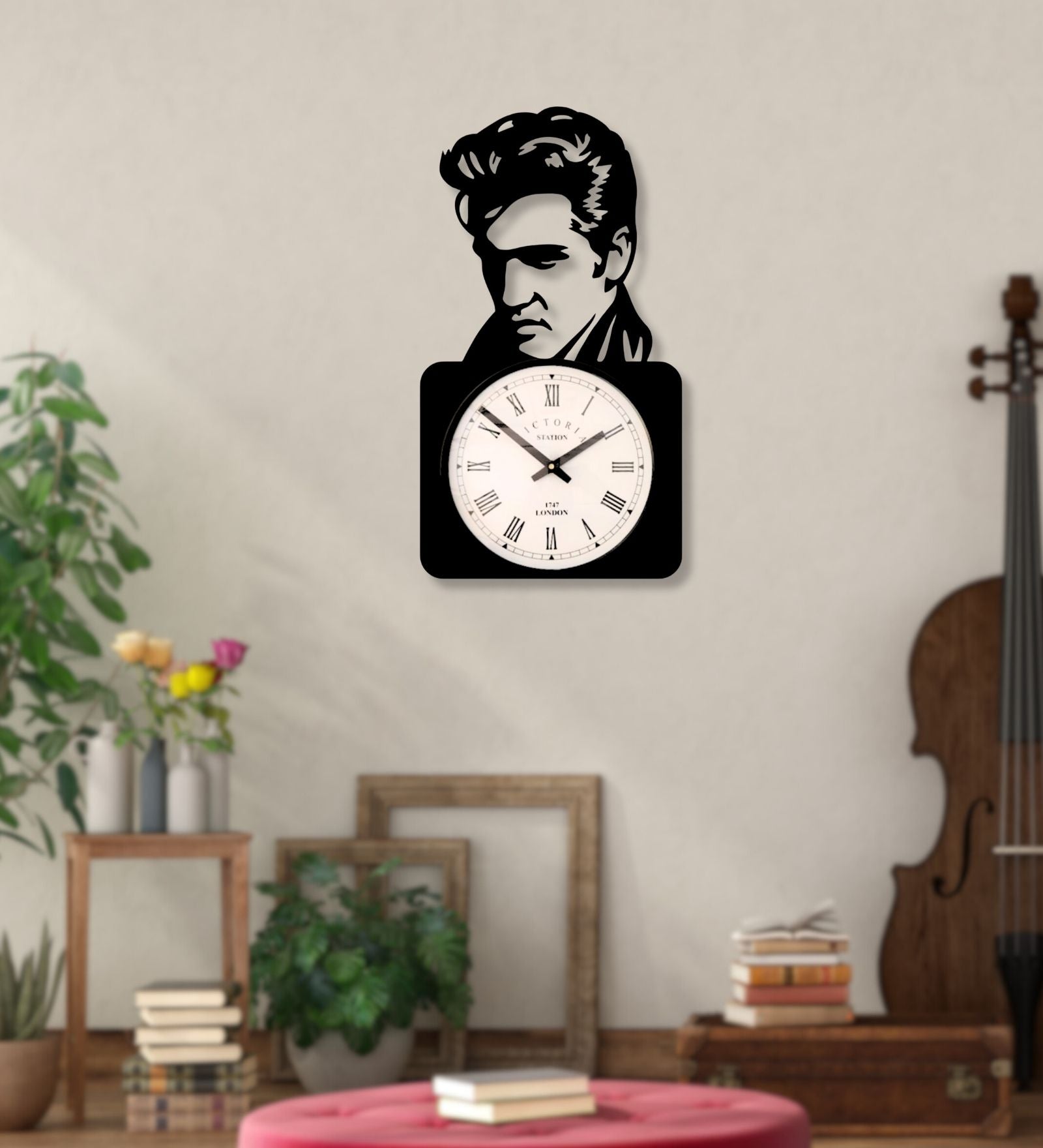 Elvis Presley Wall Clock