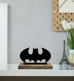 Dark Knight's Playful Pursuit Set of 2 Table Décor