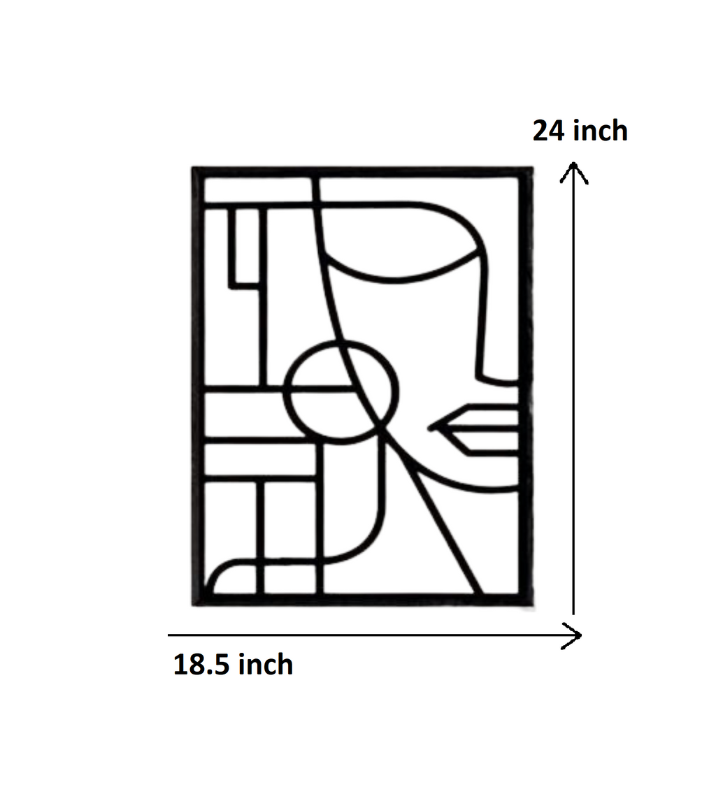 Abstract Half Portrait Female