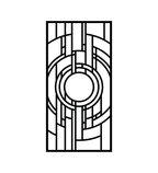 Rectangular Creative Pattern Panel