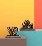 Focus and Flourish Set of 2 Table Décor
