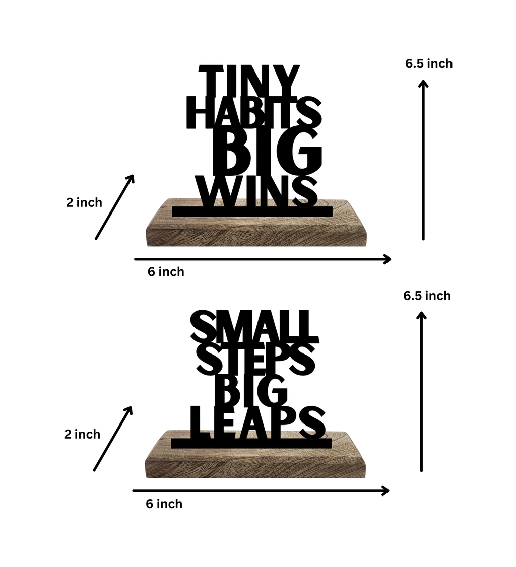 Power of Progress Set of 2 Table Décor