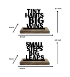 Power of Progress Set of 2 Table Décor