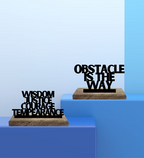 Stoic Virtues & Resilience Set of 2 Table Décor