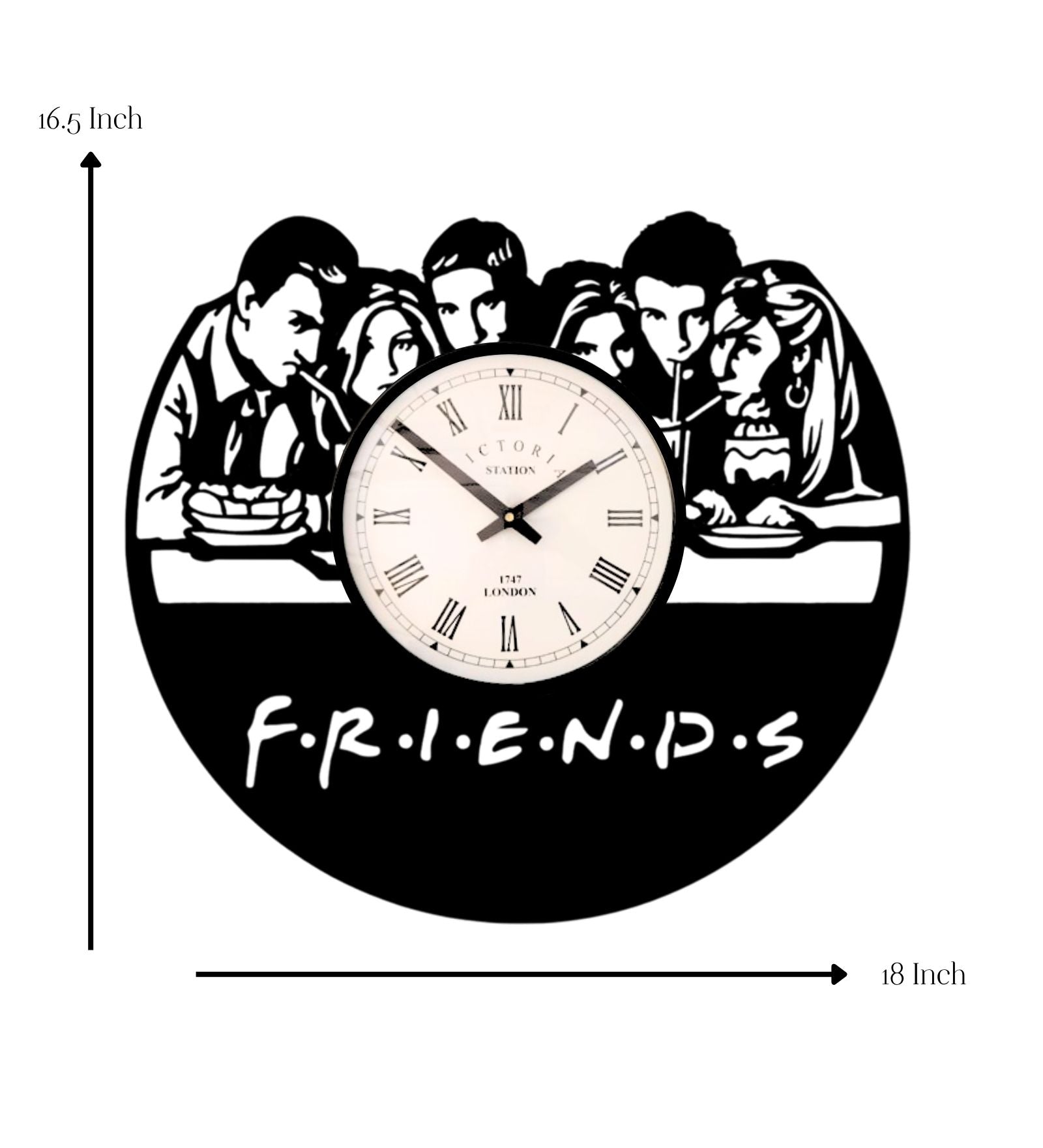 Friends Wall Clock