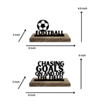 Football Set of 2 Table Décor