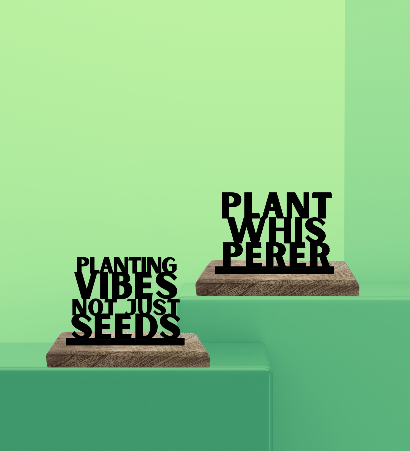 Plant Whisperer Set of 2 Table Décor