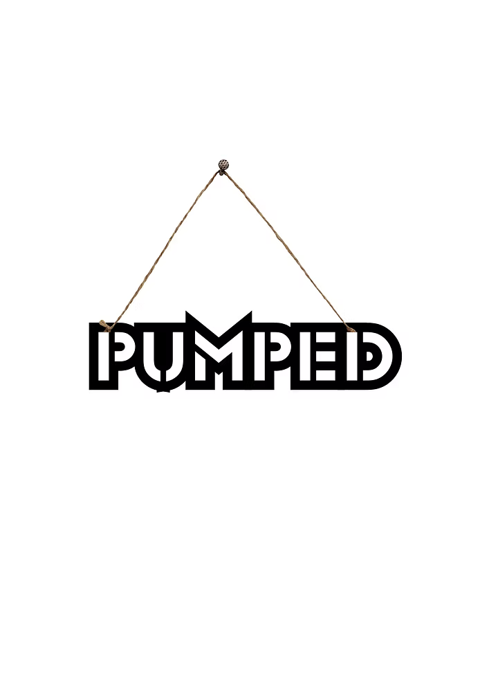 Pumped Metal Hanging