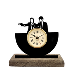 Pulp Fiction Iconic Black Table Clock