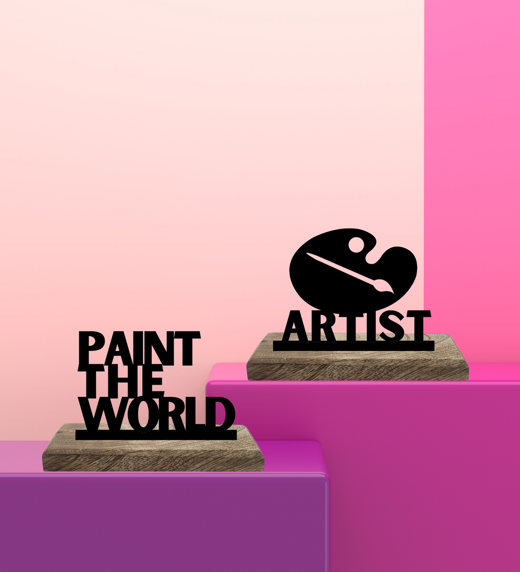 Artist Set of 2 Table Décor