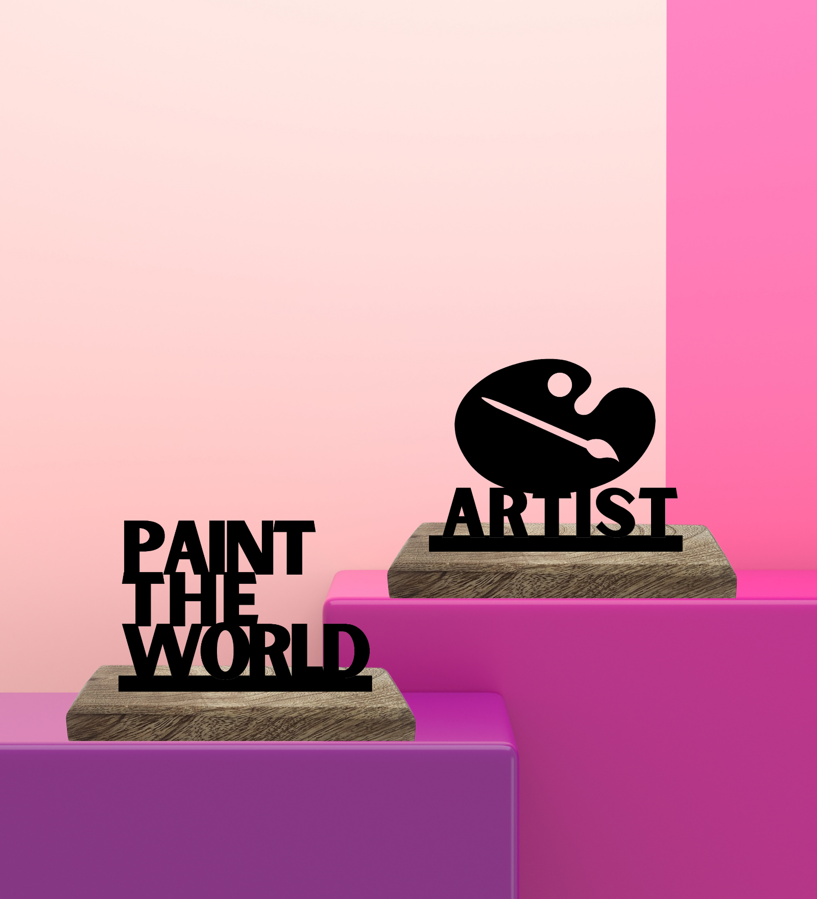 Artist Set of 2 Table Décor