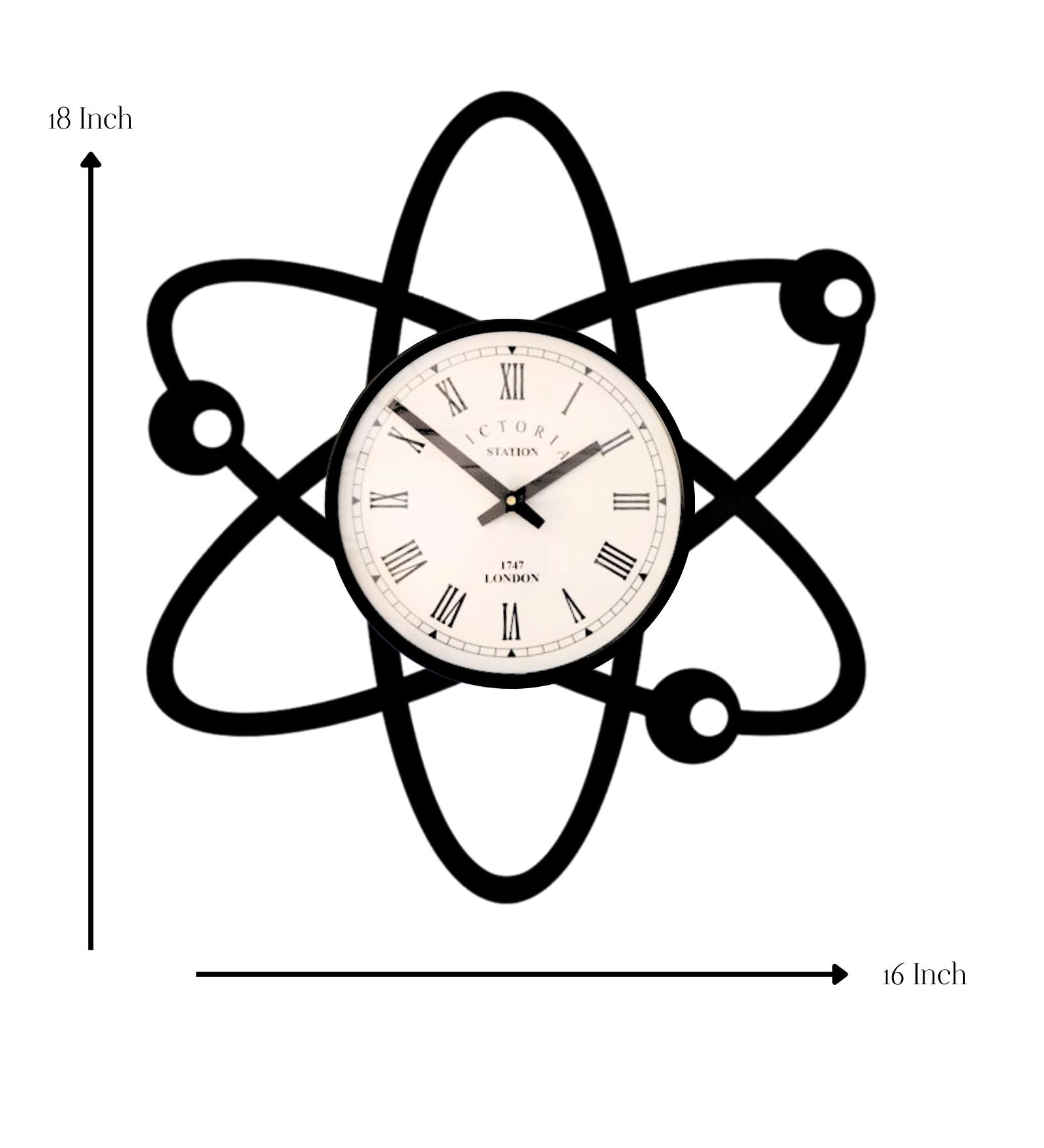 Atom Wall Clock