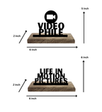Videophile Set of 2 Table Décor