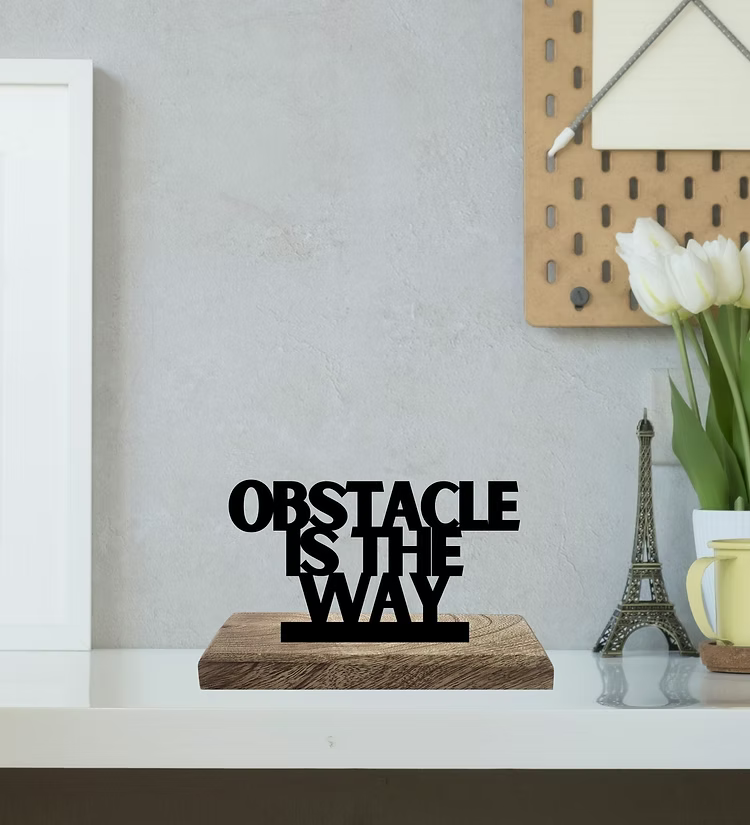 Stoic Virtues & Resilience Set of 2 Table Décor