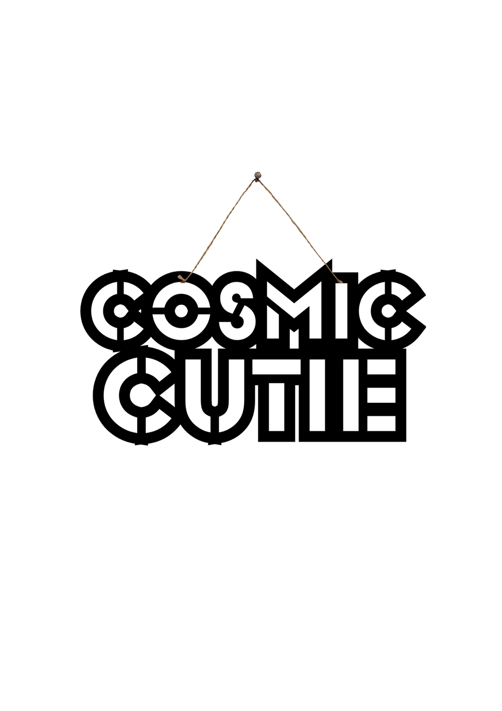 Cosmic Cutie Metal Hanging