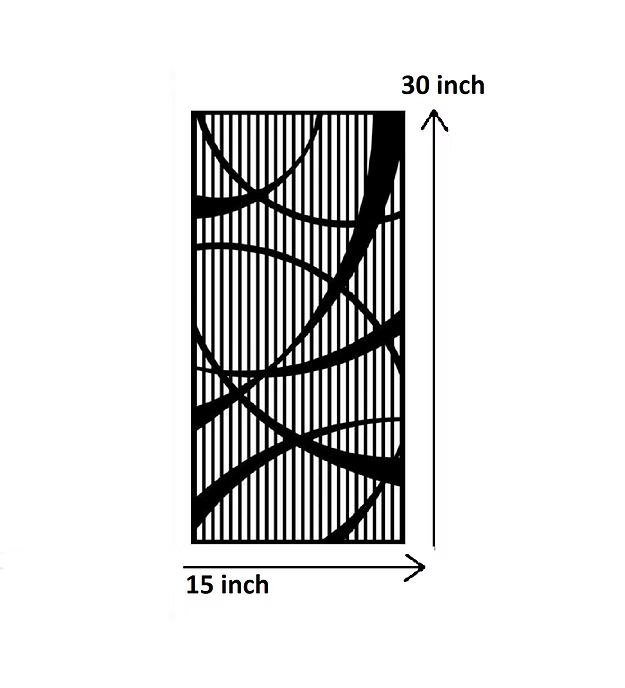 Rectangular Creative Pattern Panel