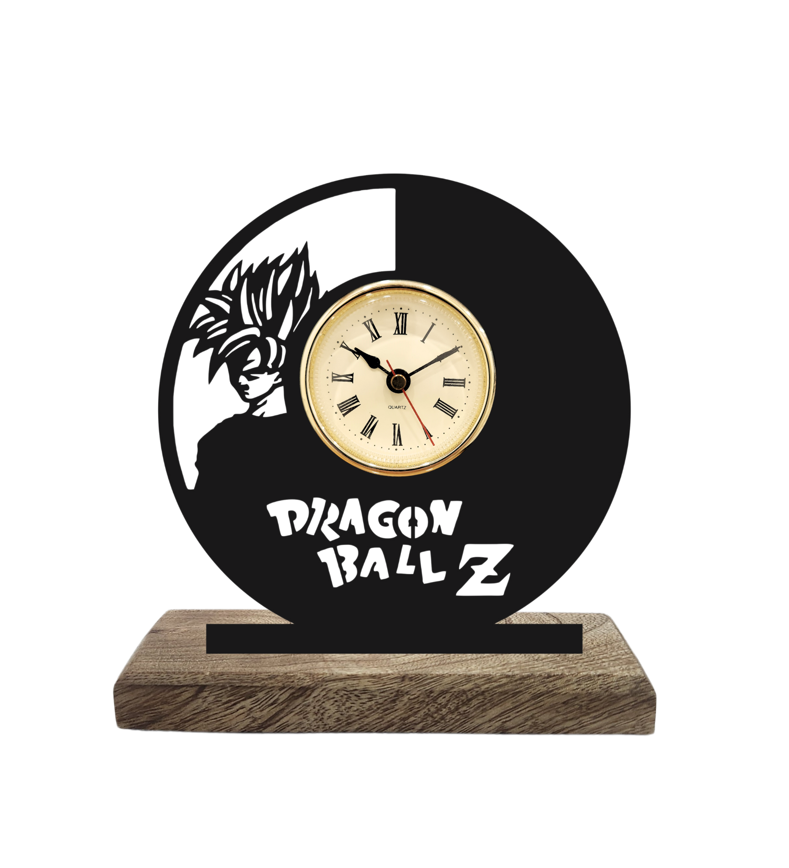 Dragon Ball Z Black Table Clock