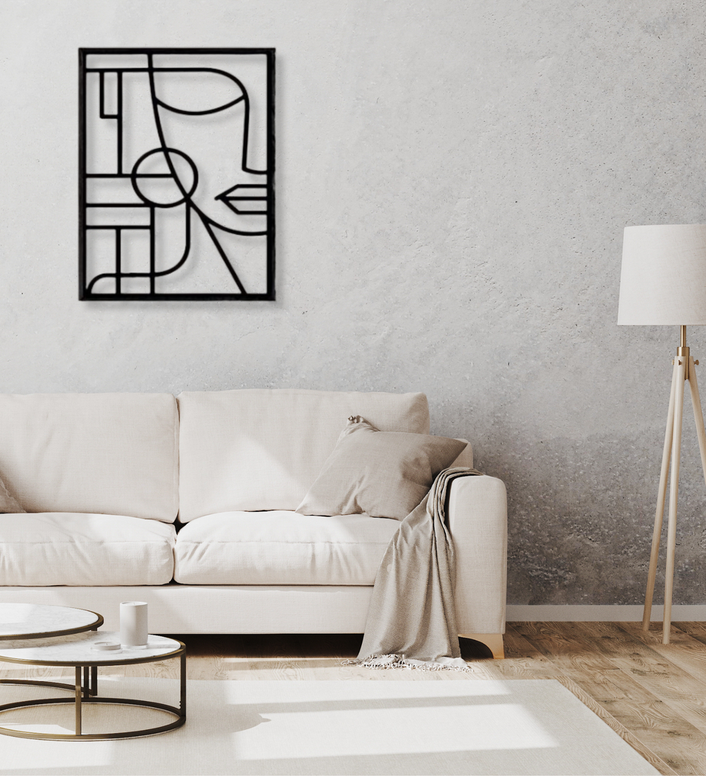 Abstract Half Portrait Female