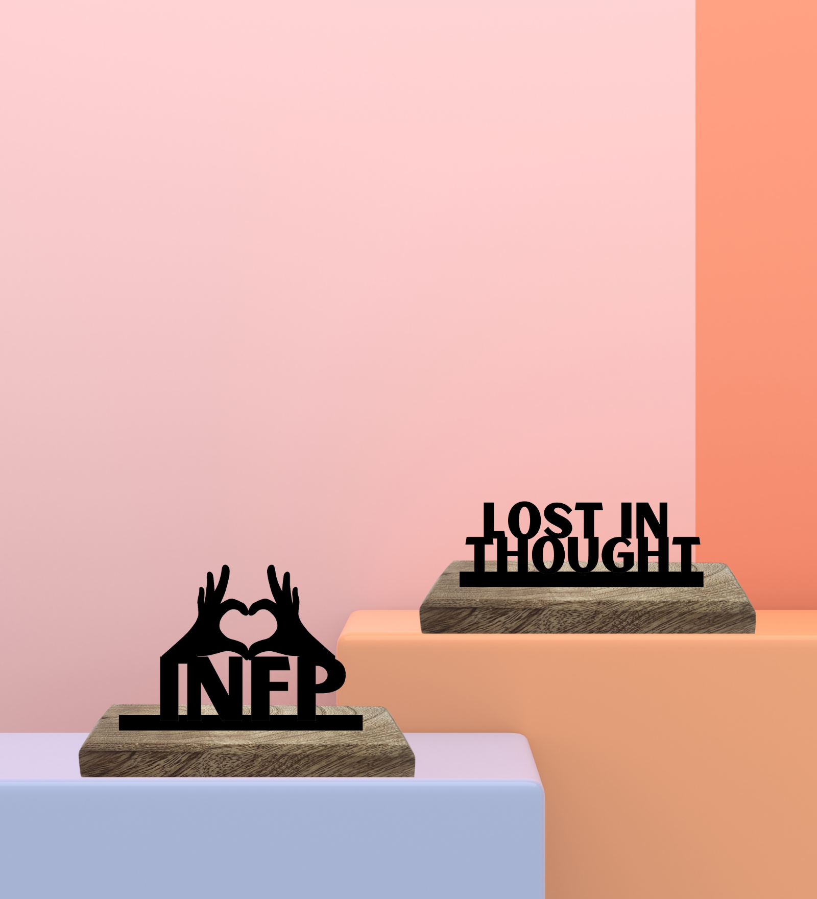 INFP Myers Briggs Set of 2 Table Décor