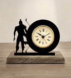 Shri Ram Black Table Clock