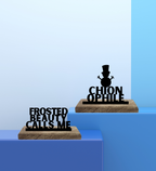 Chionophile Set of 2 Table Décor