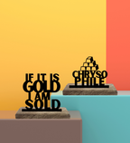 Chrysophile Set of 2 Table Décor