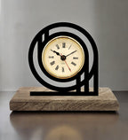 Modern Designer Black Table Clock