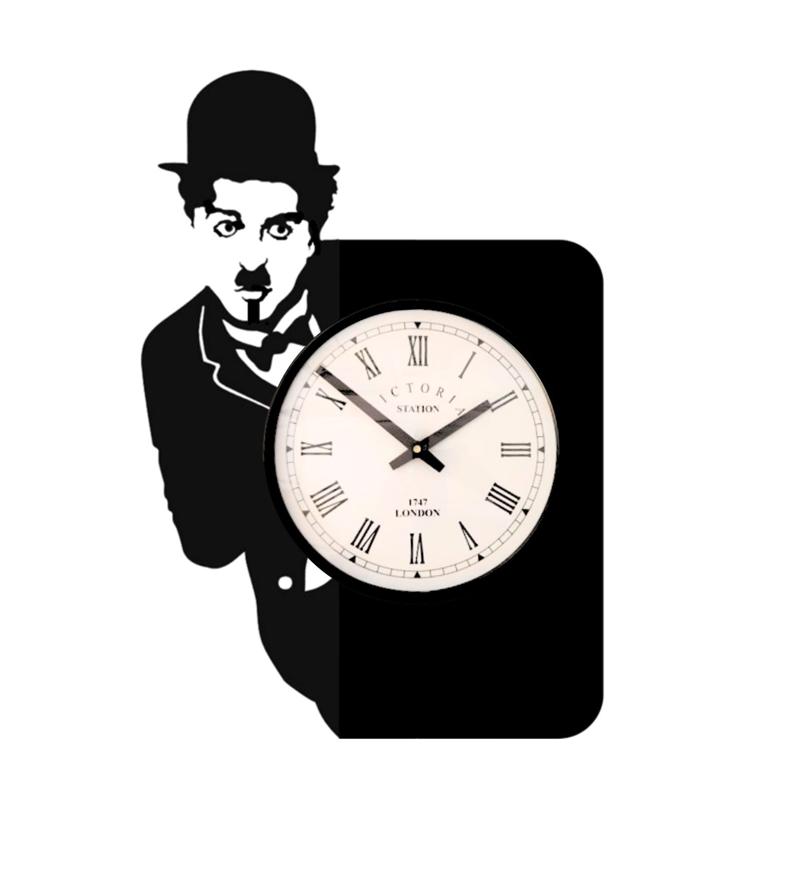Charlie Chaplin Wall Clock