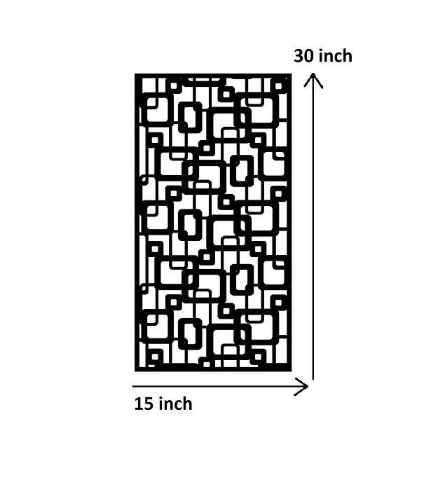 Rectangular Creative Pattern Panel