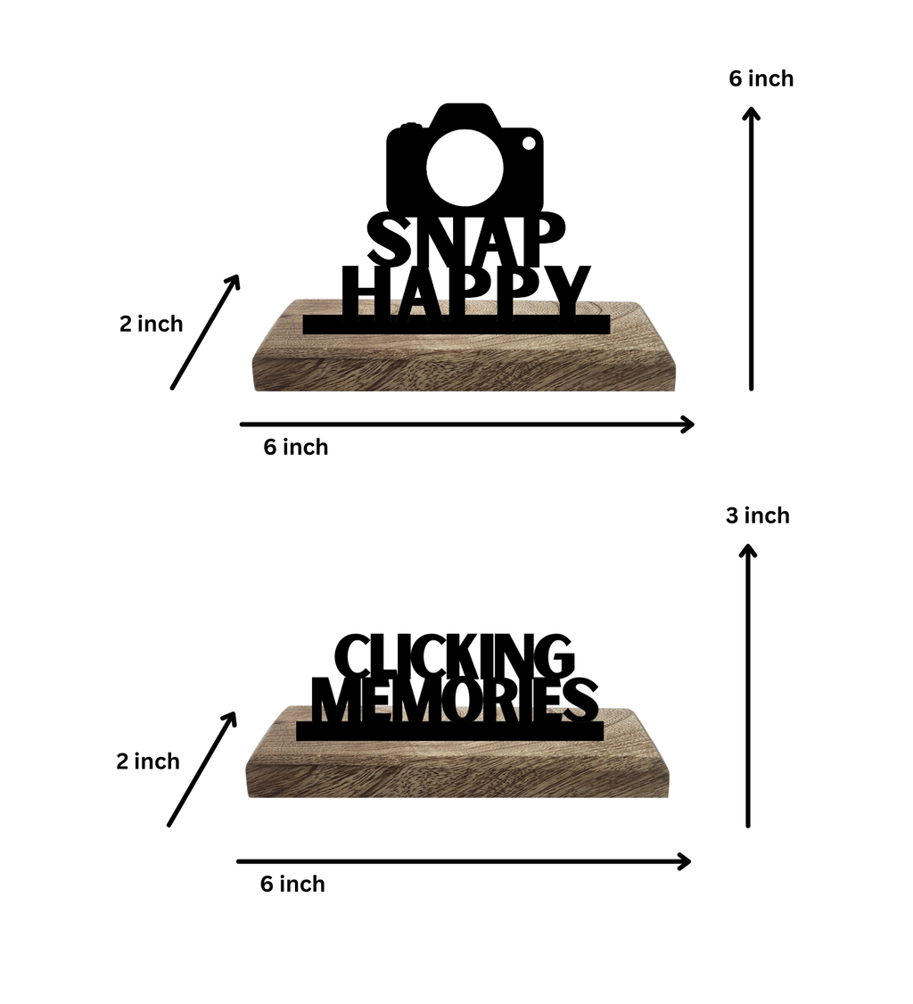 Snap-Happy Set of 2 Table Décor