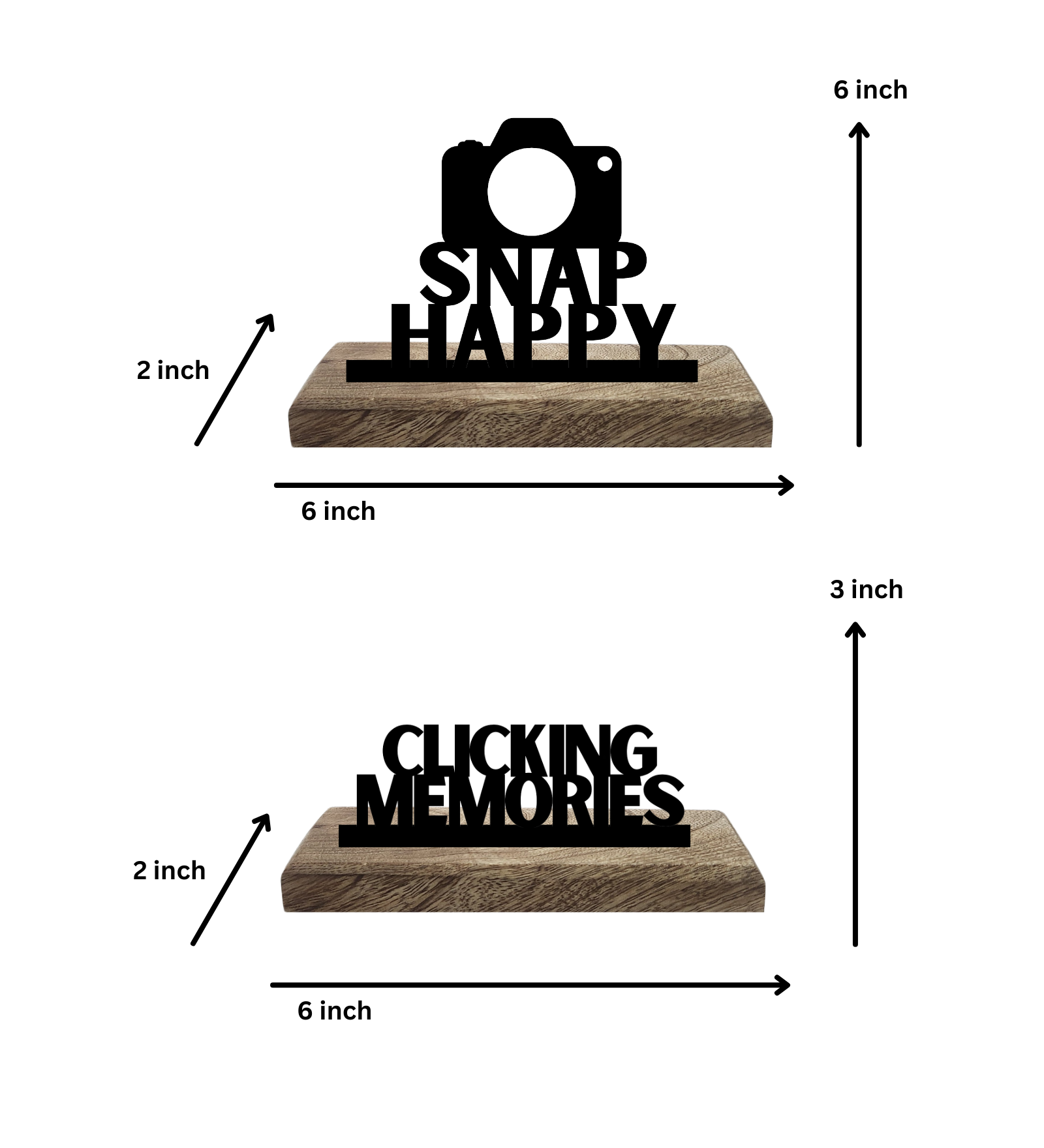 Snap-Happy Set of 2 Table Décor