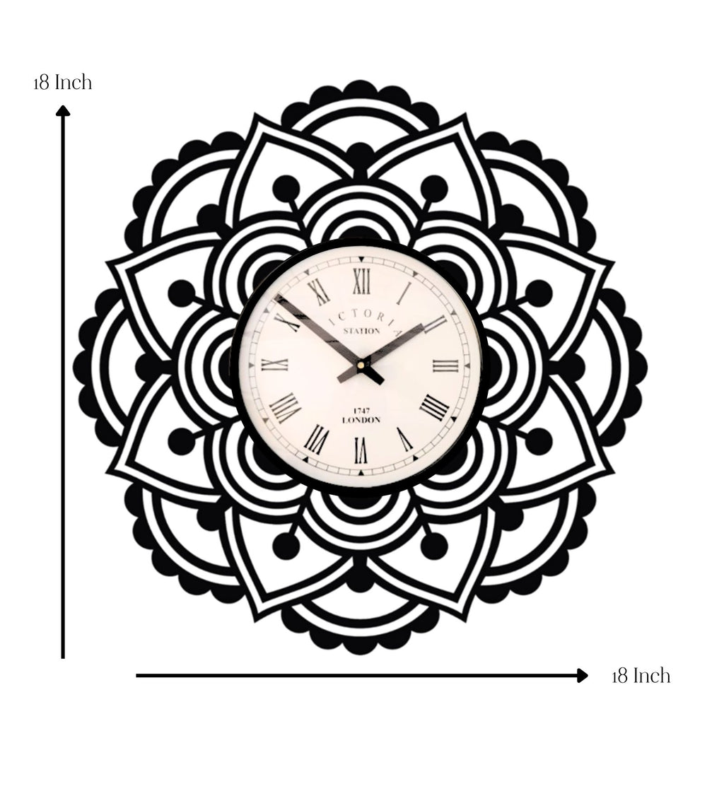 Mandala Wall Clock