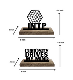 INTP Myers Briggs Set of 2 Table Décor