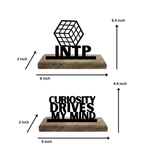 INTP Myers Briggs Set of 2 Table Décor