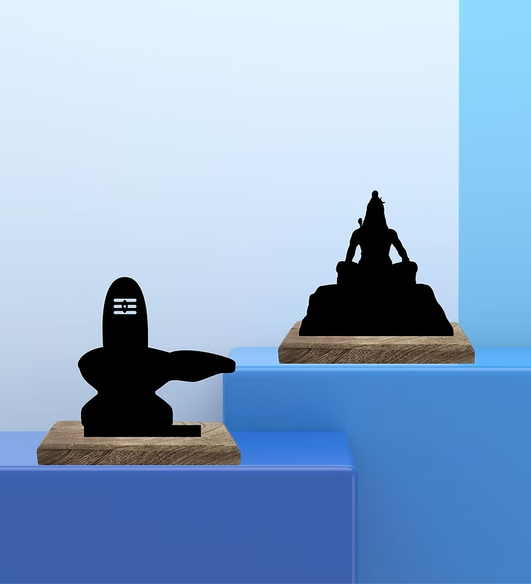 Har Har Mahadeva Set of 2 Table Décor