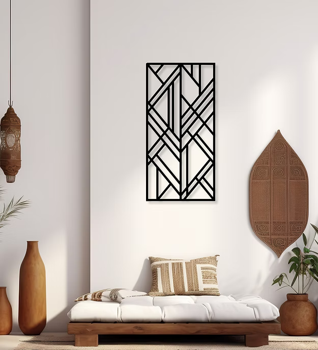 Rectangular Creative Pattern Panel