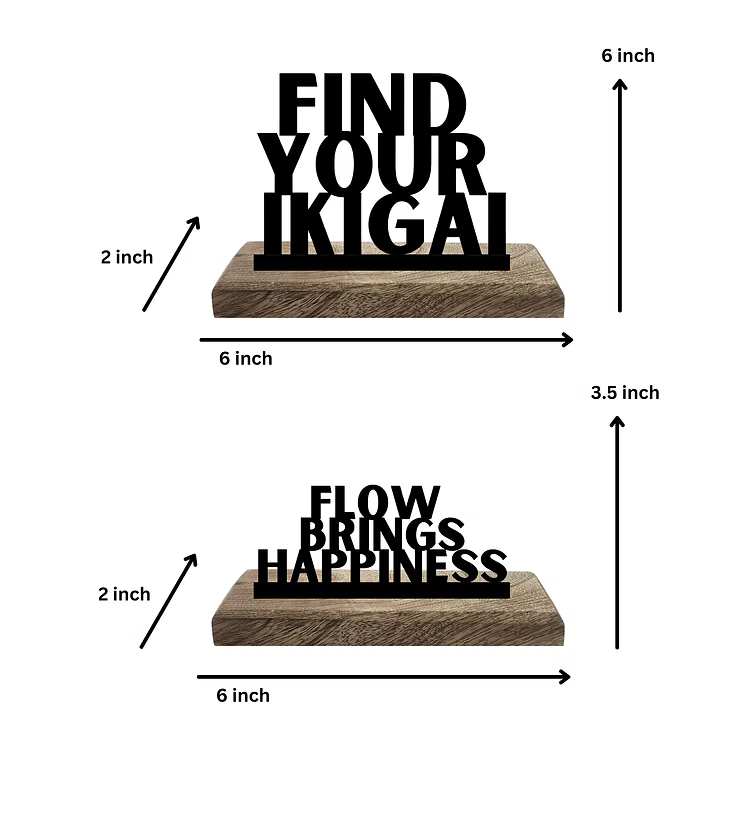 Ikigai Set of 2 Table Décor