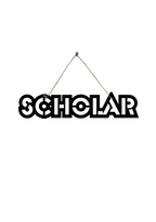 Scholar Metal Hanging