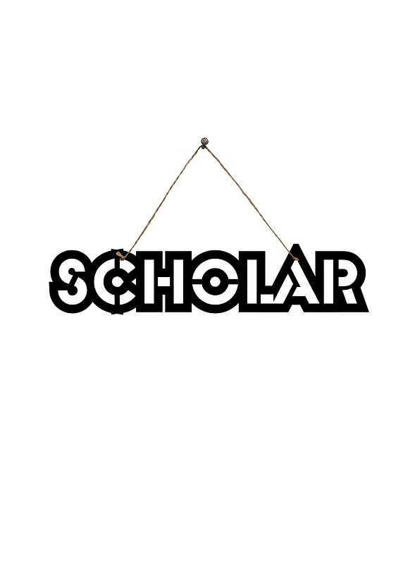 Scholar Metal Hanging