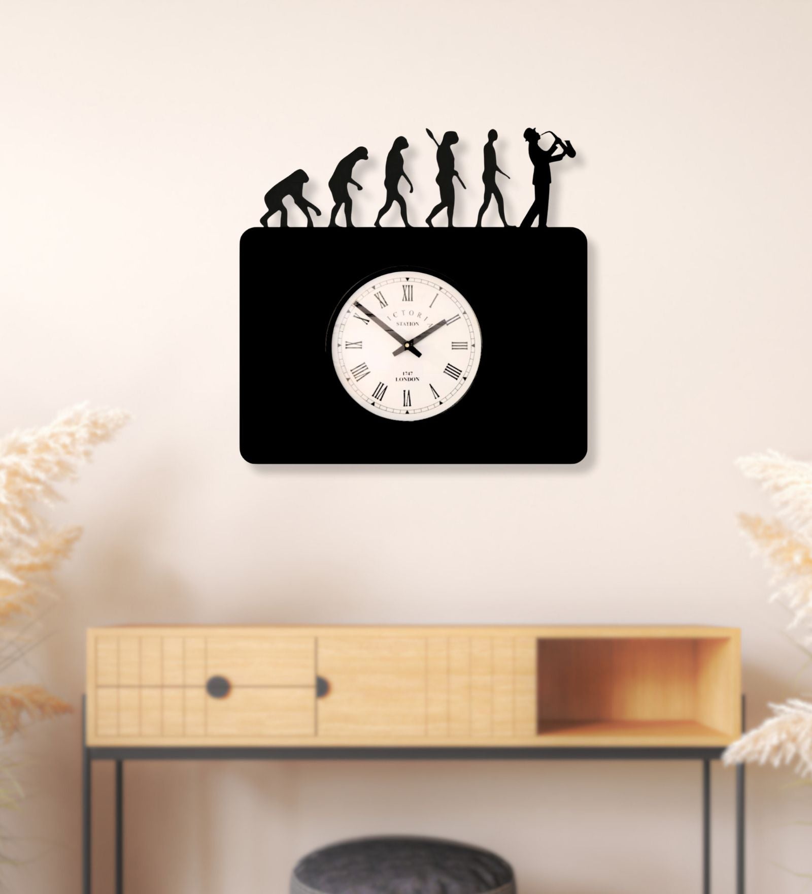 Evolution Musician Wall Clock