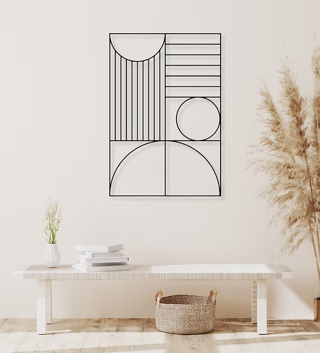 Rectangular Abstract Geometic Design