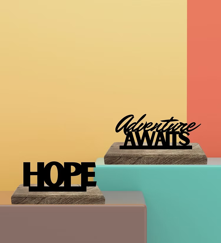 Boundless Optimism Set of 2 Table Décor