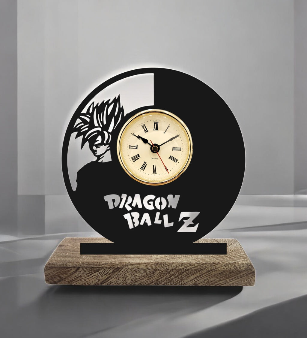 Dragon Ball Z Black Table Clock